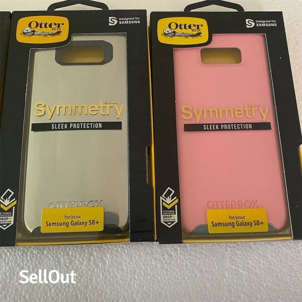 3 lots OtterBox Symmetry Case for Samsung Galaxy S8+ Multicolor Glossy Finish
